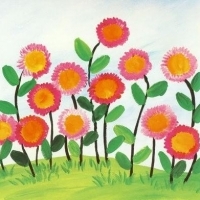 花草儿童画微信头像卡通动漫头像秋秋魔法师