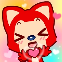 超人气可爱红色小狐狸阿狸和桃子的微信头像