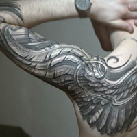 微信头像霸气男生纹身,手臂,胸部,图腾展示纹身的魅力