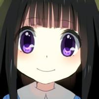 可爱动画素描女生头像