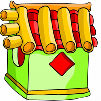 极具中国特色的建筑物卡通头像另类但却是很美的很有个性的哦