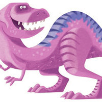 手绘恐龙卡通头像,真的吓人画出来的可爱吧