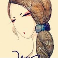 异样的卡通手绘女头像