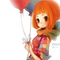 心若向阳无惧悲伤动漫控大爱唯美手绘插画个性头像