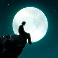 未曾离开孤独背影伤感微信男生头像