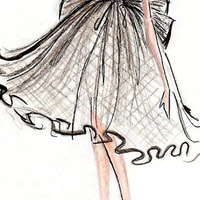 裙摆二次元卡通动漫微信头像