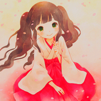 冷静含蓄,带着同情目光的可爱卡通女生头像图片