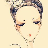 时尚另类唯美卡通女生头像微信BODY头像吧每周一推2