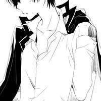 简约系非主流黑白半身男女卡通头像没有她的世界总是那么的安静2