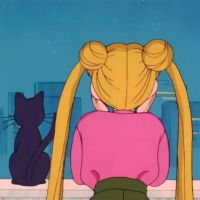 卡通背影头像能够看看你