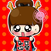 萌小Q个性头像快乐的萌小Q