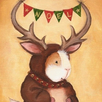 萌萌哒豚鼠cos秀卡通动漫