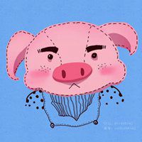 各式各样的可爱的卡通小猪头像图片_十二生肖微信头像小猪,微信可爱