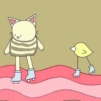 有点抽象的可爱插画系小