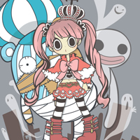 歪脖子头像之歪脖子卡通头像95后卖萌小女生专用卡通大眼睛卖萌微信