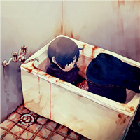 二次元恐怖系重口味动漫头像,血的风采怕怕的