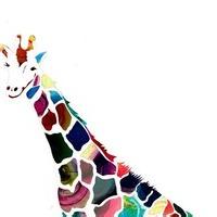 长颈鹿卡通个性卡通情侣头像头像