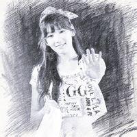 女青年素描头像视频