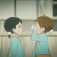 动漫素描情侣卡通微信头像幸福相拥Kiss的恋人