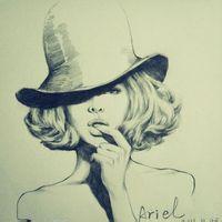 微信黑白个性素描头像