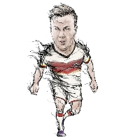 14巴西世界杯球星们手绘肖像系列卡通动漫微信头像