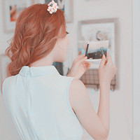 文静甜美气质阿宝色女生唯美意境头像图片给人清汤挂面的少女气息