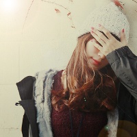 韩版超靓非主流女生微信头像装着你富有魅力的身影