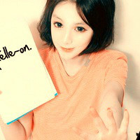 靓丽可人的非主流头像等待春暖花开的季节