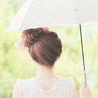 意境头像女生打着红伞