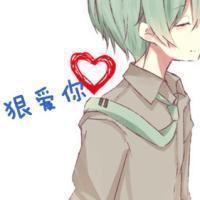 暖暖的美美的意境卡通带字情侣头像