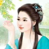 手绘古风非主流微信头像