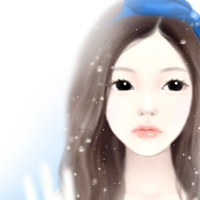 暗自祝福的非主流手绘女生可爱头像两个人只有相互的信任和理解