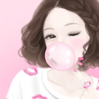 非主流手绘女生可爱头像两个人相互的信任和理解