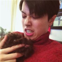 男生黑白意境头像6