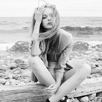 唯美意境黑白头像我爱你,因为你能唤出