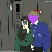 可爱又另类个性手绘女生头像