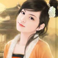 唯美意境手绘美女头像