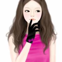 13流行时尚的手绘美女卡通头像你完美得值得我们用生命坚持