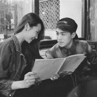 色兲空,经典有意境情侣头像只爲你