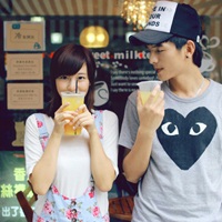 心中梦,个性有意境情侣头像ハ兔1ove