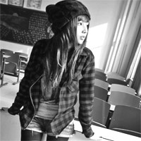 黑白性感美女头像吧