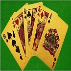 限时团购！土豪金扑克牌——24K