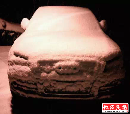 当奥迪遇上暴雪。。。亮个相吧!二师兄!哈哈