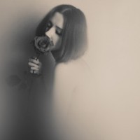 寂寞玫瑰 黑白寂寞