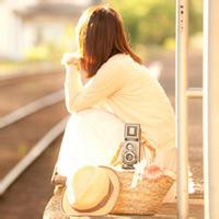 青春美丽女孩背影头像