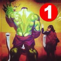 微信搞笑绿巨人撒尿强迫症头像