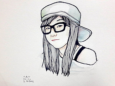 王力宏素描画像_微信头像图片大全