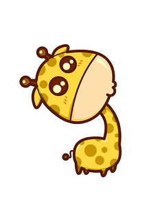 丰腴迷人的个性长颈鹿微信头像_微信头像图片