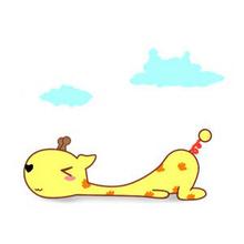 丰腴迷人的个性长颈鹿微信头像_微信头像图片