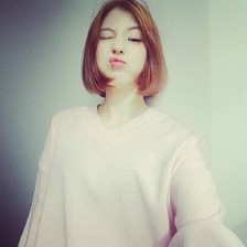 长发短发闺蜜头像